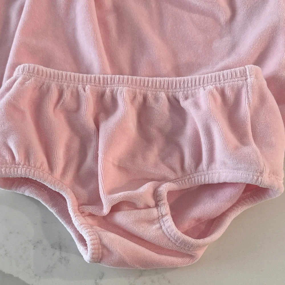 Nordstrom Pink Ruffled Dress and Bloomers Set